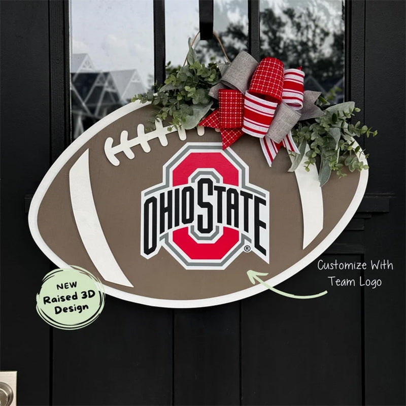 Football Door Hanger | Front Door Decor | Football Wreath