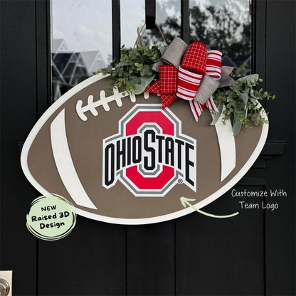 Football Door Hanger | Front Door Decor | Football Wreath