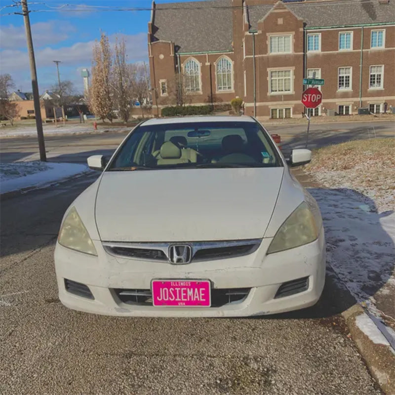Customized Any Style License plate Any Color Any Text Design