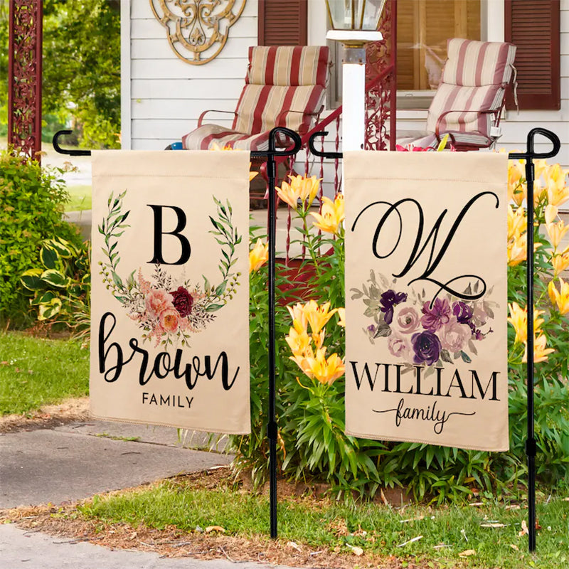 Personalized Garden Flag, Custom Garden Flag