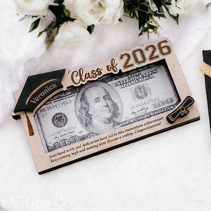 Graduation Gift Money Holder Frame | Custom Graduation Gift Message