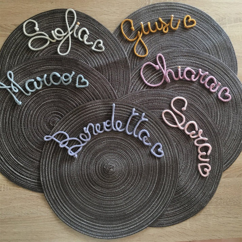 Placemat with name