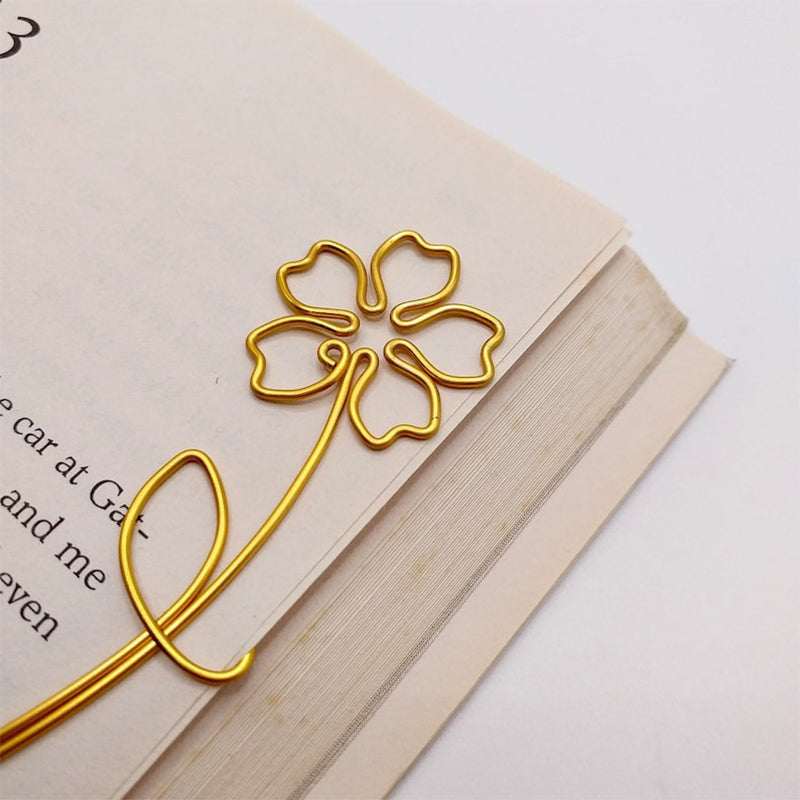 Rose Tulip Sakura Sunflower Wire , Personalized Gift Flower Planner Clip