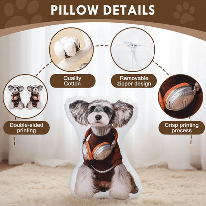 Custom pet pillow，Printed Pet Pillow