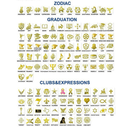 Best Value! Women's customizable silver class ring Graduation Gift