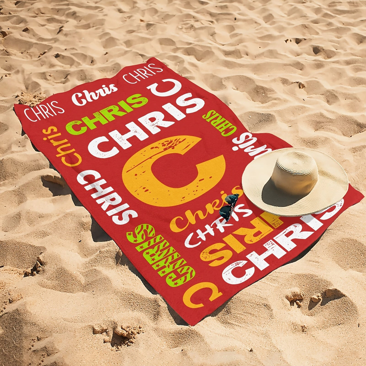 Personalized Microfiber Beach Towel