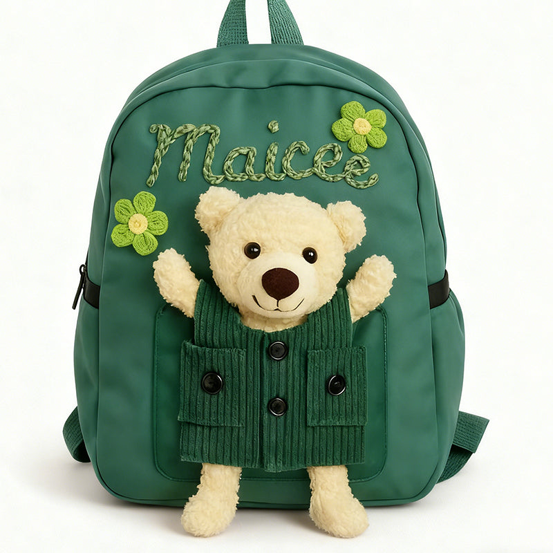 Personalized Bear Backpack - Custom Name