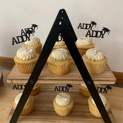 Graduation decorations 2025, ustom Cupcake Toppers