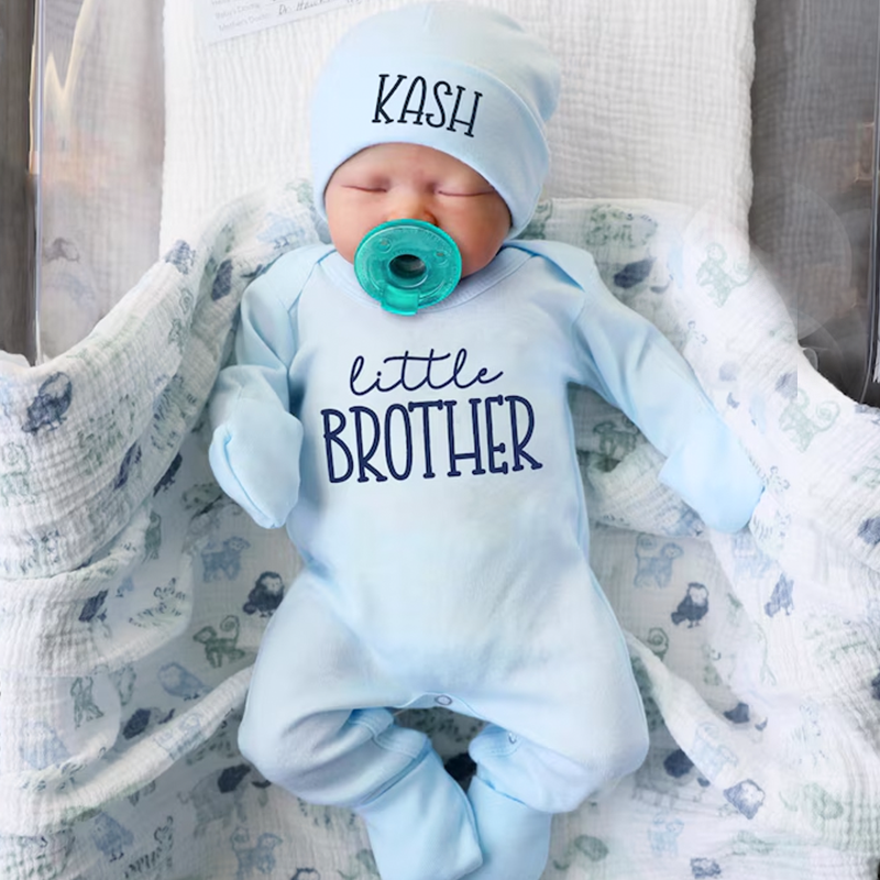 Little Brother Outfit Baby Boy Coming Home Outfit