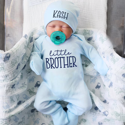 Little Brother Outfit Baby Boy Coming Home Outfit