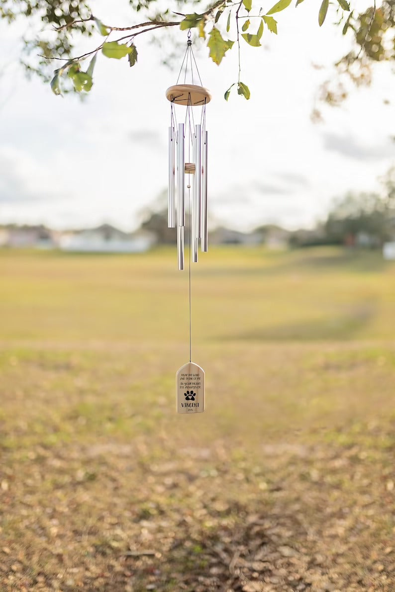 Personalized Wind Chimes-Pet Memorial Gift Chime