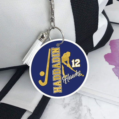 Wrestler ,Volleyball ,Softball ,Ice Hockey Hockey Soccer Sport Bag Tag