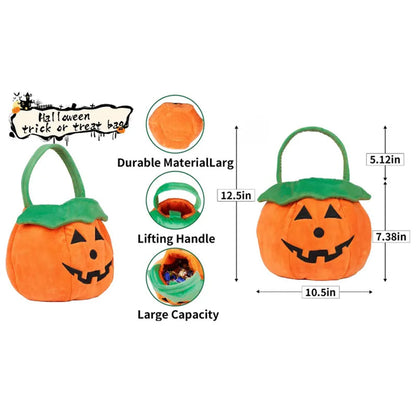 Personalized Halloween Basket - Custom Pumpkin Bucket with Name