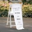 Custom Baby Shower Sign, Fabric Baby Shower Sign, Hello Baby Sign