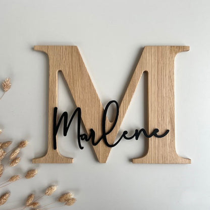 Name plate children's room decoration children's room door