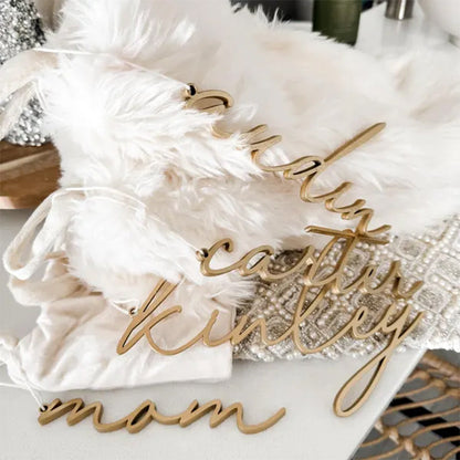 Christmas Stocking Tags, Personalized Stocking Tags