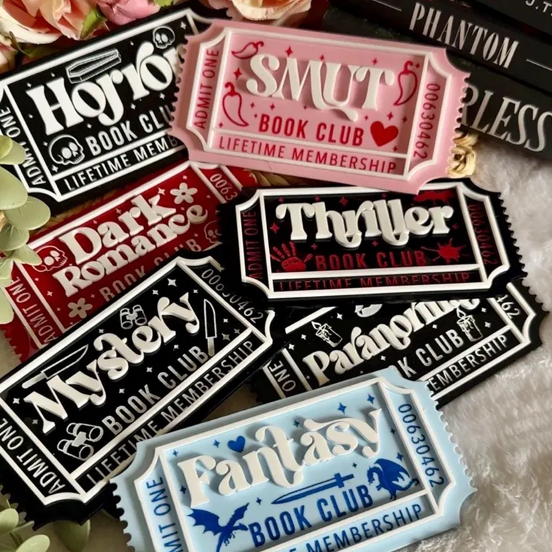 Bookish Ticket | Bookclub Ticket | Bookshelf Decor