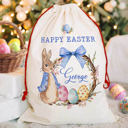 Easter Party Gift Bags, Polyester, Personalized, Custom Name