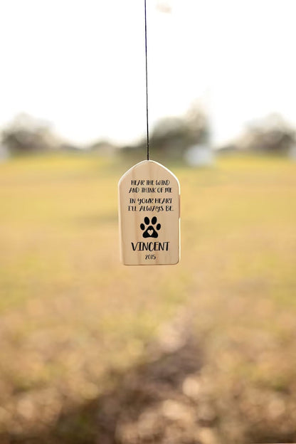 Personalized Wind Chimes-Pet Memorial Gift Chime