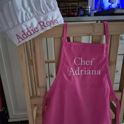Bestseller Personalized Kids Apron And Chef's Hat Set