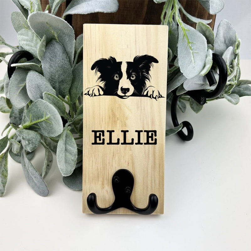 Personalized Dog Breed Leash Holder | Custom Minimalist Hanger