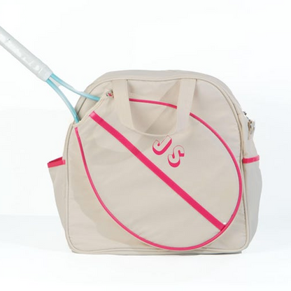 Personalized Tennis Tote, Custom Monogram Duffel, Tennis Gear Organizer
