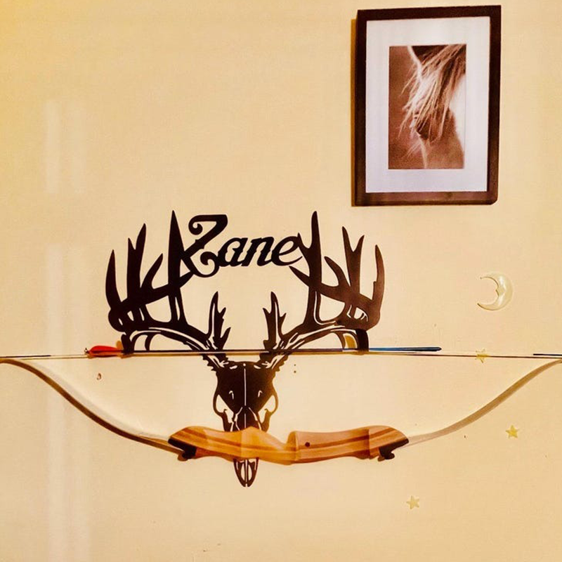 Custom METAL BOW HOLDER, Metal Bow rack