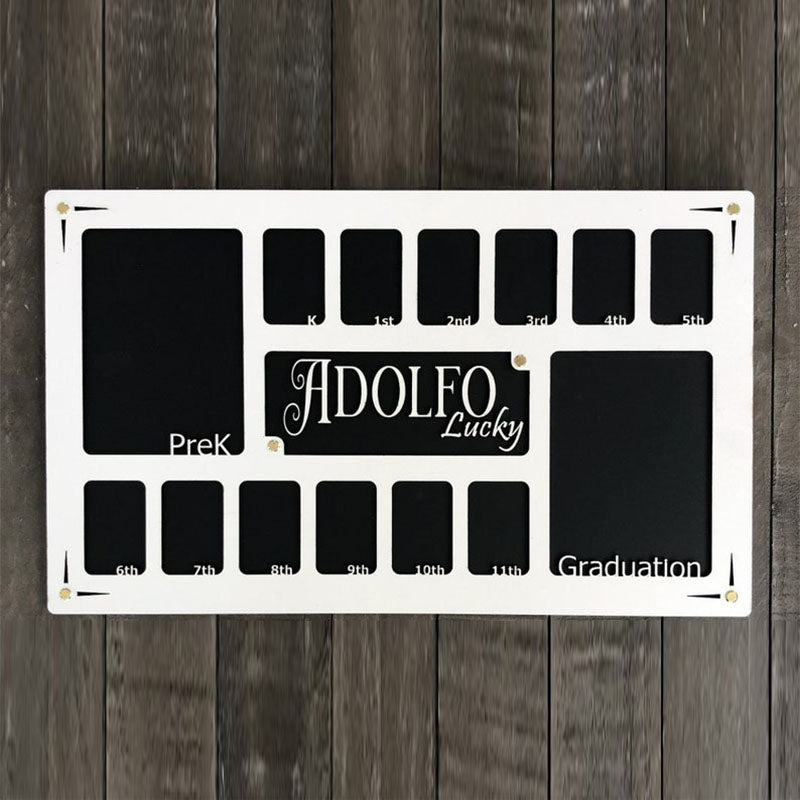 School Years Picture Frame, K-12 Photo Frame Graduation Gift