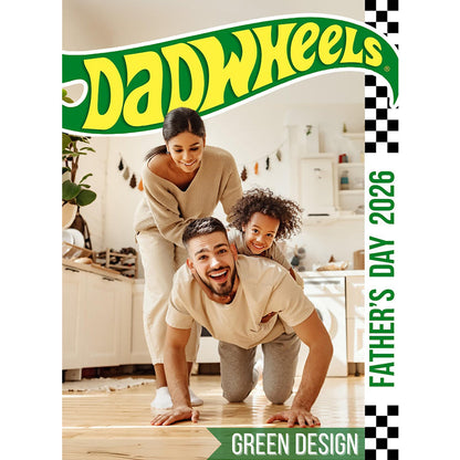 Personalized Hot Wheels package: Customized Dadwheels for Birthday