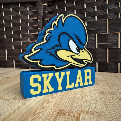 Personalized College Mascot Name Plaque Graduation Gift