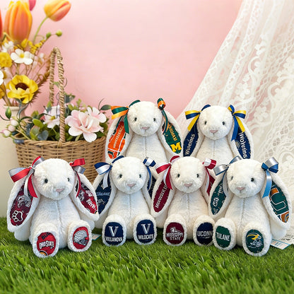 Custom Collegiate Jellycat Bunny: College Acceptance, Graduation