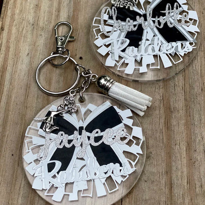 Personalized Cheer Keychain/Zipper Pull