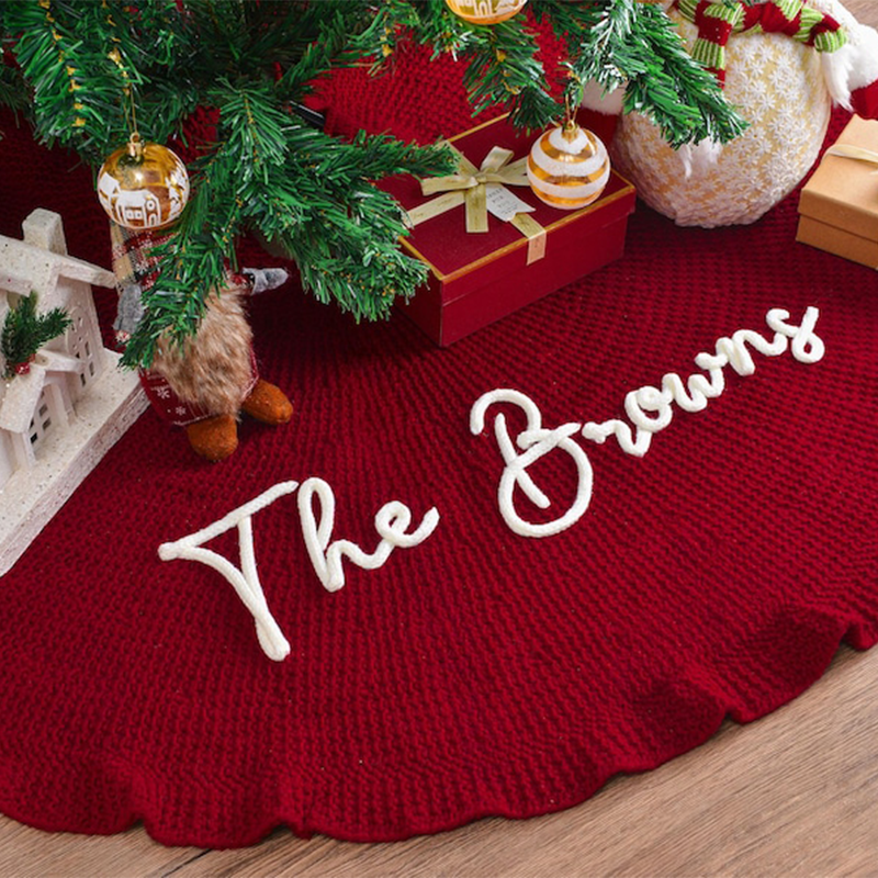 Personalized Christmas Tree Skirt