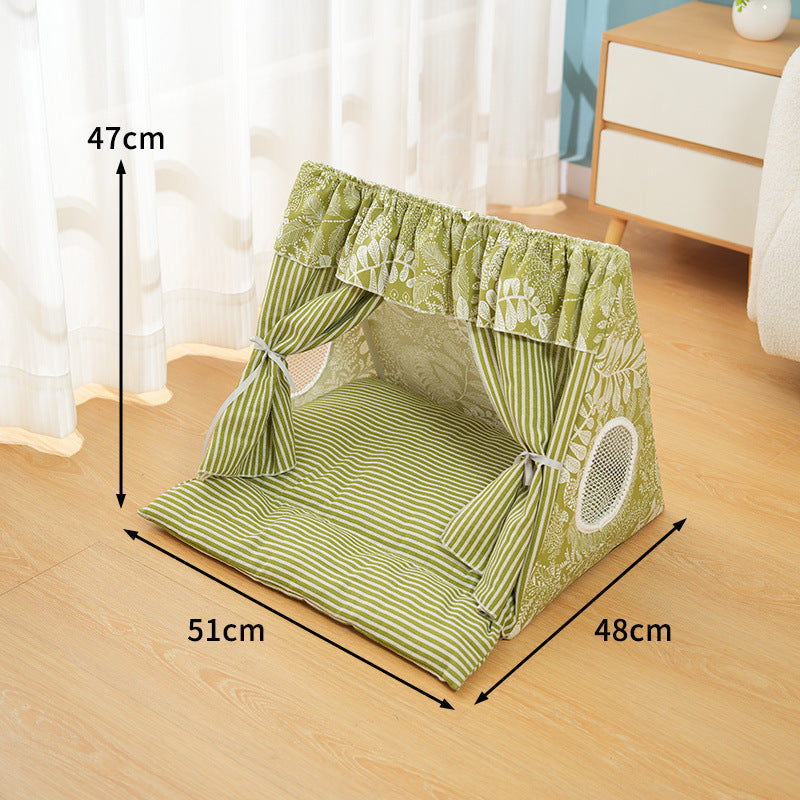Personalized Cat Tent Custom Embroidered Name