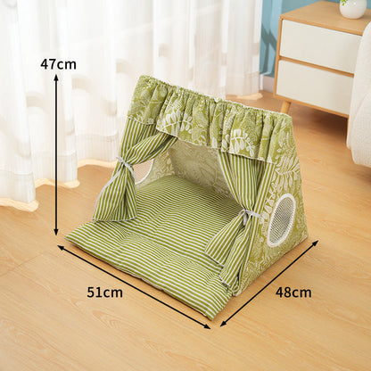 Personalized Cat Tent Custom Embroidered Name