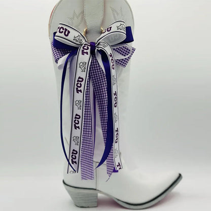Boot Bow Sets Personalized University College,Game Day