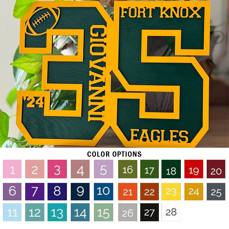Custom Senior/Athlete Number