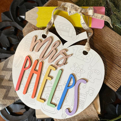 Teacher Door Hanger, Teacher Door Sign
