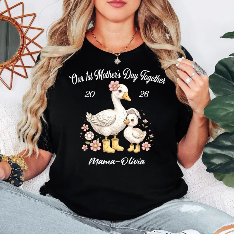 Personalized Mama Shirt, First Mothers Day Shirt