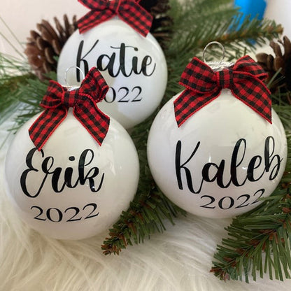 Christmas Ornaments, Personalized Christmas Ornaments
