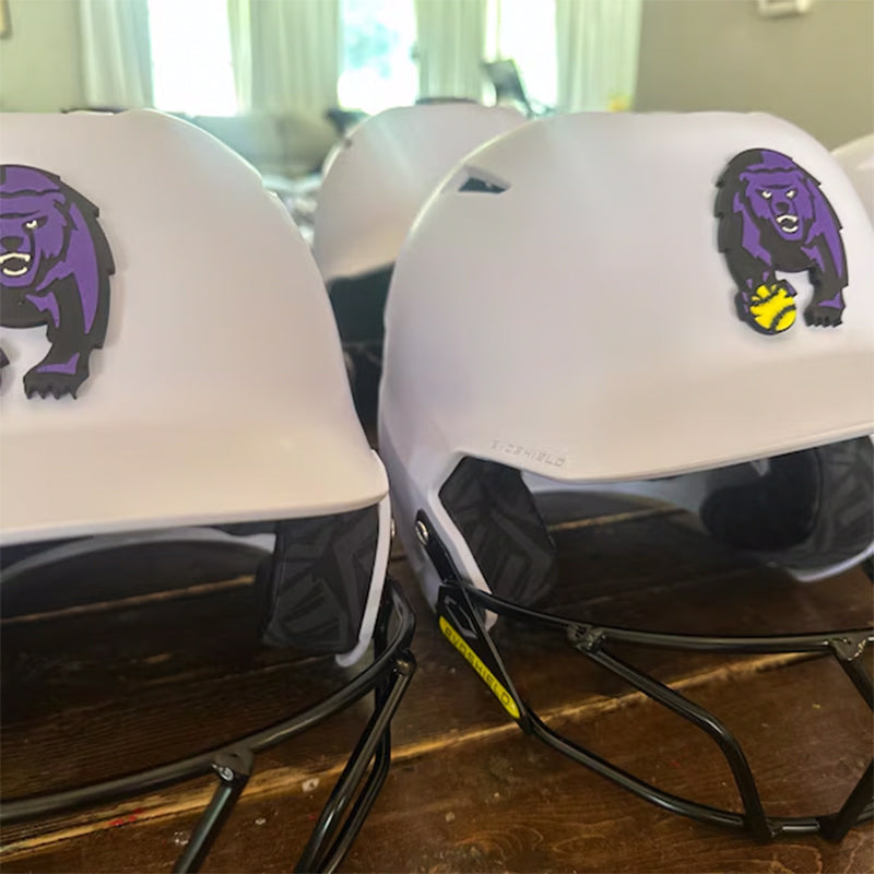 Custom Helmet Decals, sports helmet charm