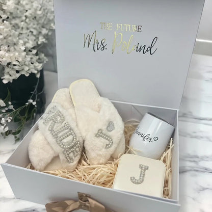 Luxury Bride Gift Box Set, Future Mrs Gift Box,Personalized Bridal Shower Gift