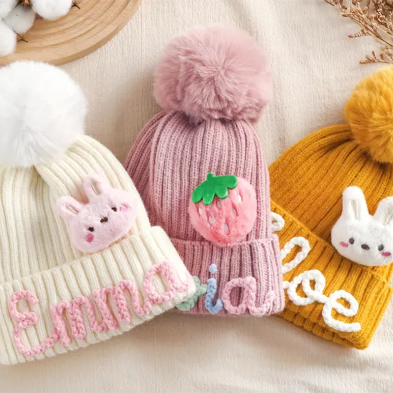 Toddler Winter Hat, Personalized Kid's Hat