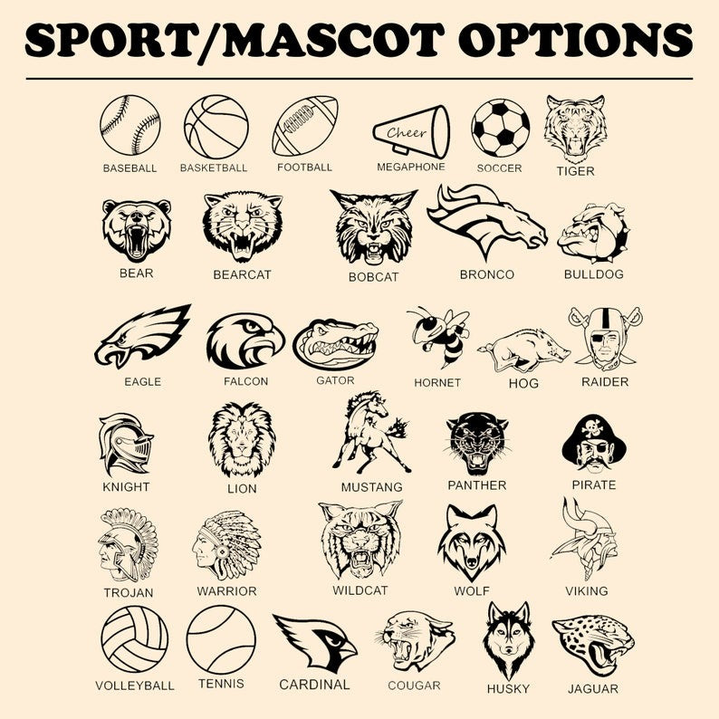 Custom Mascot Retro Team Shirt, Cheer Team Matching Shirt