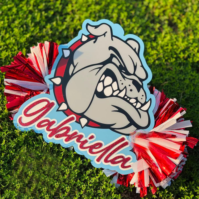 Personalized Custom Acrylic Spirit Cheer Stick Sign Custom Cheerstick