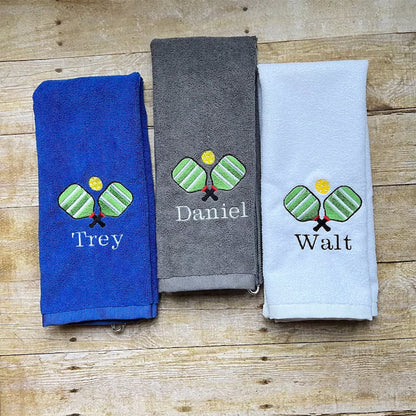 Personalized Pickleball Towel, Birthday Gift For Men
