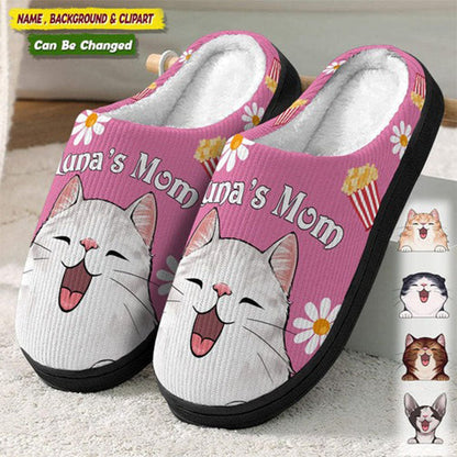 Accessories Pattern Dog Cat Plush Slippers
