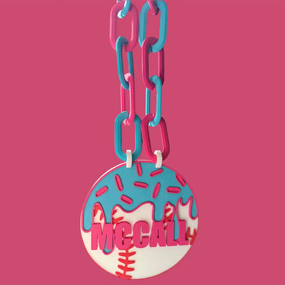 Baseball drip , drip , baseball ice cream , swag , melt , sport chains