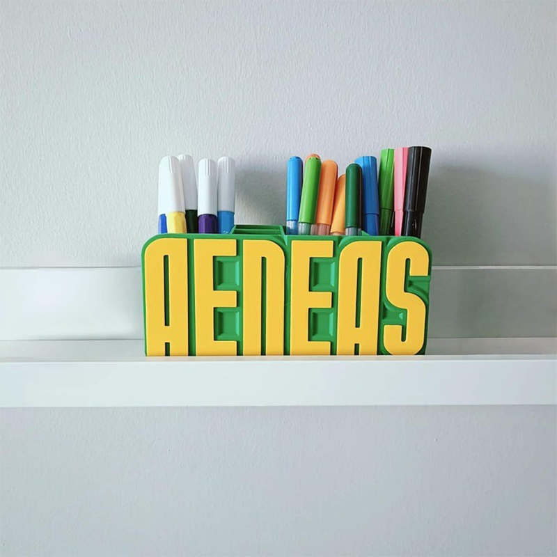 Personalized Pen Holder – Custom Desk Organizer