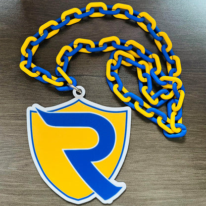 Custom Sports Turnover Chain, Oversized Medallion, Team mascot, Custom Colors